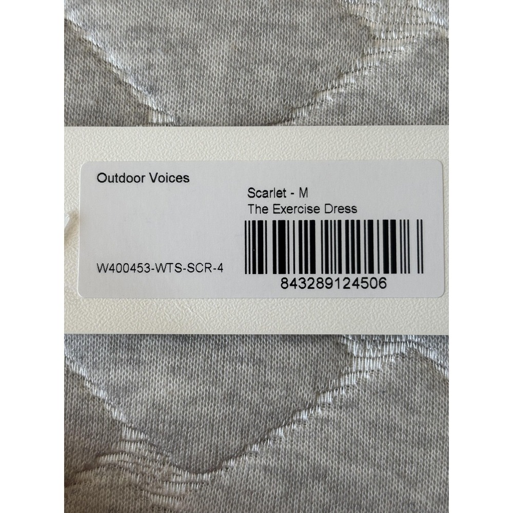 Outdoor Voices The Exercise Dress Womens Medium Athletic Tank Pockets Workout Gy - Picture 6 of 8